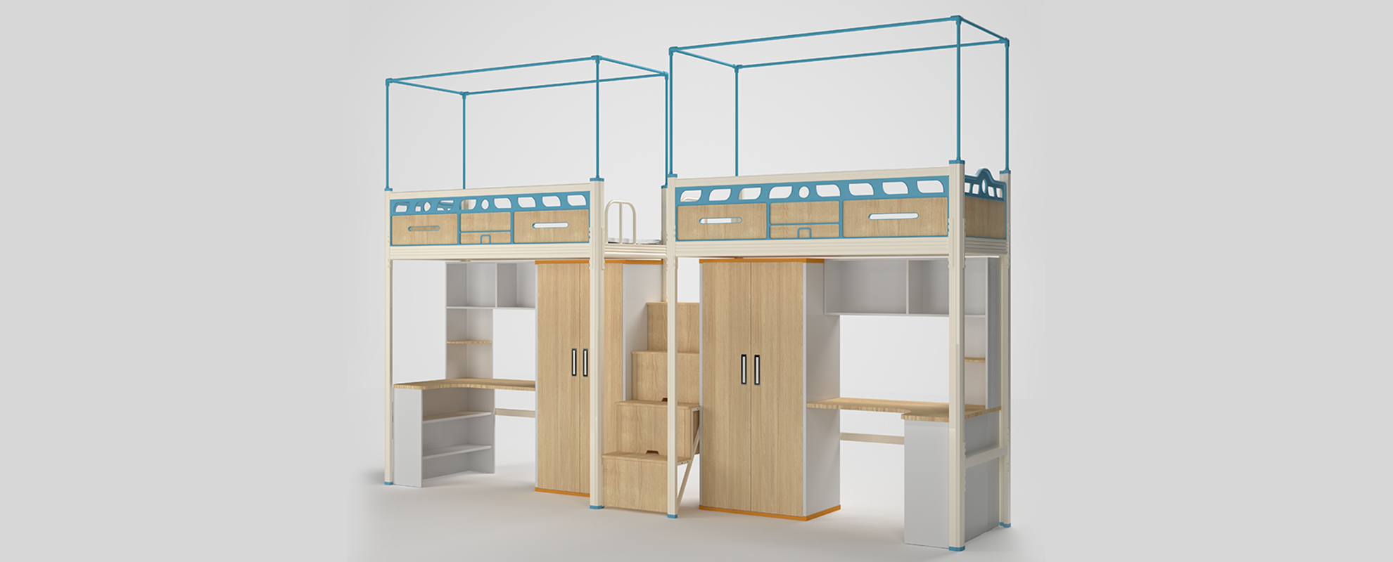 双人上床下桌公寓床宿舍床学生床